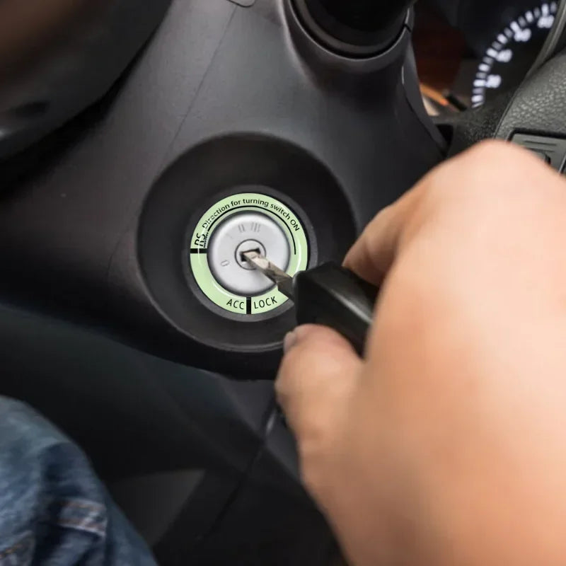 Car Luminous Key Ring Ignition Sticker