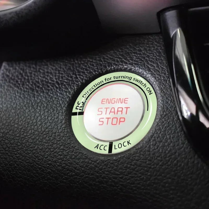 Car Luminous Key Ring Ignition Sticker